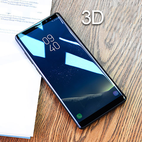 3D Pellicola in Vetro Temperato Protettiva Proteggi Schermo Film per Samsung Galaxy Note 8 Duos N950F Chiaro