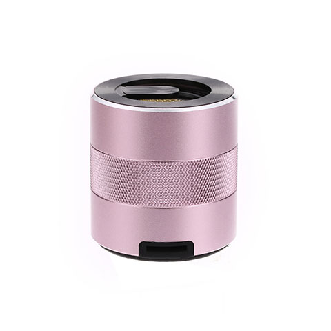 Altoparlante Casse Mini Bluetooth Sostegnoble Stereo Speaker K09 Oro Rosa
