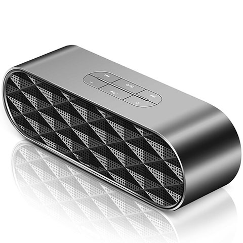 Altoparlante Casse Mini Bluetooth Sostegnoble Stereo Speaker S08 Nero