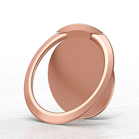 Anello Supporto Magnetico Sostegno Cellulari Universale Z03 Oro Rosa