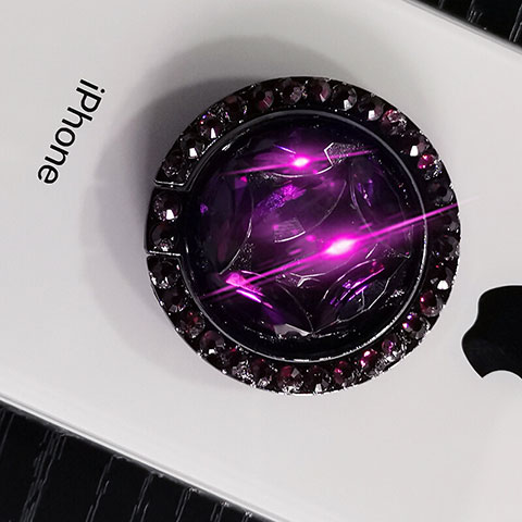 Anello Supporto Sostegno Cellulari Universale S16 Viola