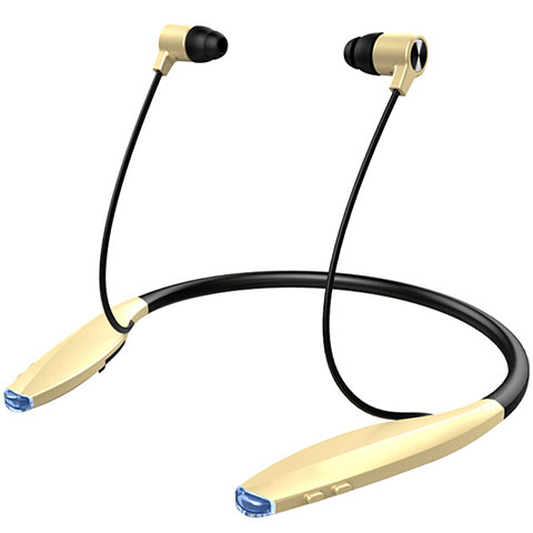 Auricolare Bluetooth Cuffie Stereo Senza Fili Sport Corsa H51 Oro