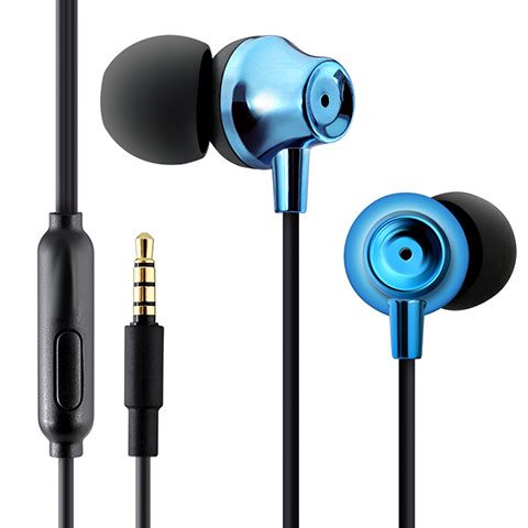 Auricolari Cuffia In Ear Stereo Universali Sport Corsa H21 Blu