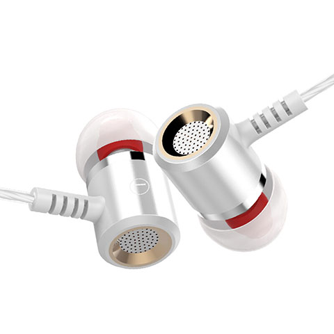 Auricolari Cuffie In Ear Stereo Universali Sport Corsa H25 Argento