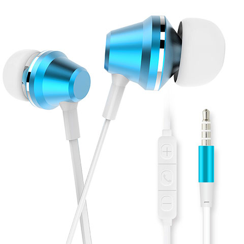 Auricolari Cuffie In Ear Stereo Universali Sport Corsa H37 Blu