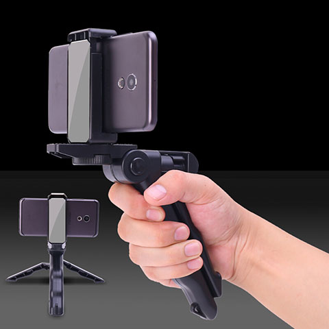 Bastoni Selfie Stick Asta Estensibile Cablato Universale S21 Nero