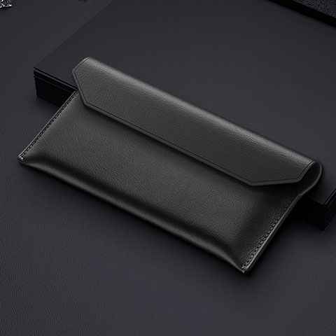 Borsetta Pochette Custodia In Pelle per Samsung Galaxy Z Fold3 5G Nero