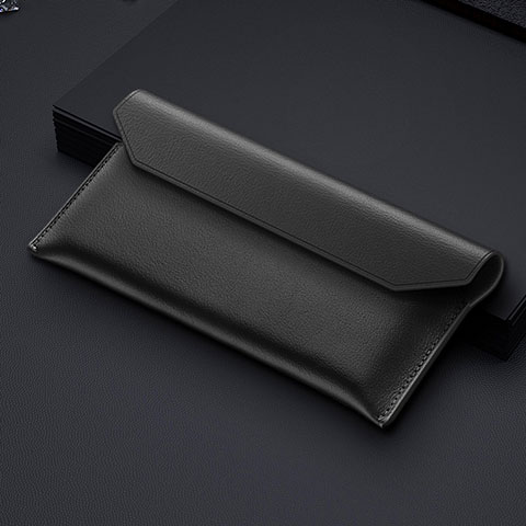 Borsetta Pochette Custodia In Pelle per Samsung Galaxy Z Fold4 5G Nero