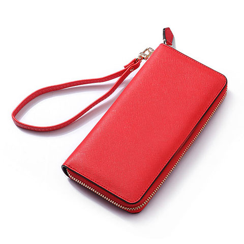 Borsetta Pochette Custodia In Pelle Universale H26 Rosso