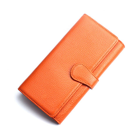 Borsetta Pochette Custodia In Pelle Universale K02 Arancione