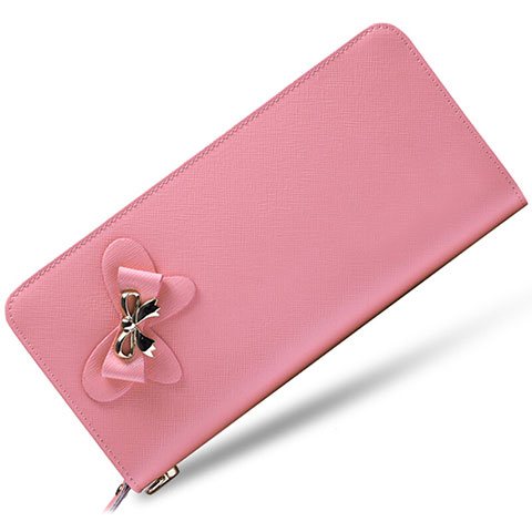 Borsetta Pochette Custodia In Pelle Universale Rosa