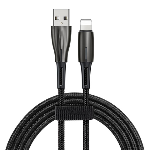 Cavo da USB a Cavetto Ricarica Carica D02 per Apple iPad 4 Nero