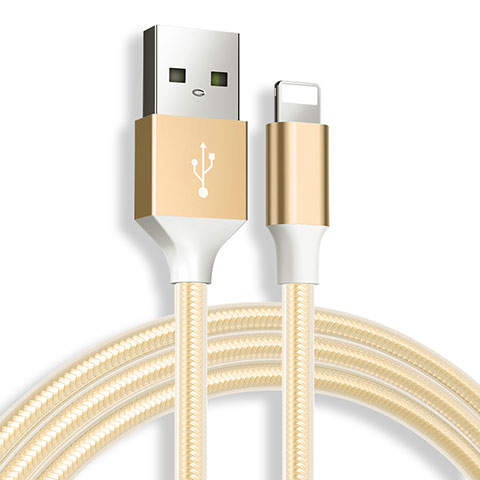 Cavo da USB a Cavetto Ricarica Carica D04 per Apple iPhone 12 Mini Oro