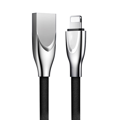 Cavo da USB a Cavetto Ricarica Carica D05 per Apple iPad Pro 11 (2020) Nero