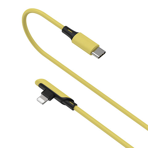 Cavo da USB a Cavetto Ricarica Carica D10 per Apple iPad Air 2 Giallo