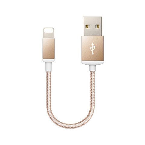 Cavo da USB a Cavetto Ricarica Carica D18 per Apple iPhone 7 Plus Oro