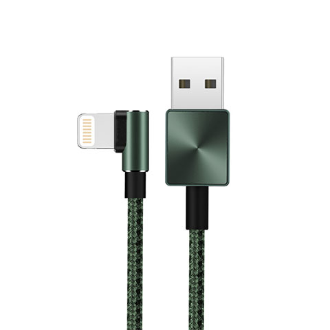Cavo da USB a Cavetto Ricarica Carica D19 per Apple New iPad Pro 9.7 (2017) Verde