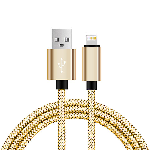 Cavo da USB a Cavetto Ricarica Carica L07 per Apple iPhone 12 Pro Max Oro