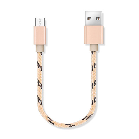 Cavo Micro USB Android Universale 25cm S05 Oro