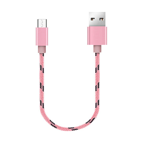 Cavo Micro USB Android Universale 25cm S05 Rosa