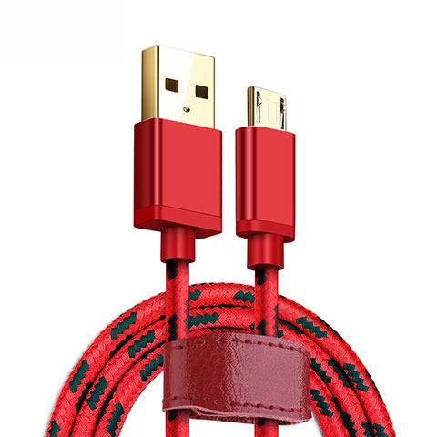 Cavo Micro USB Android Universale A14 Rosso