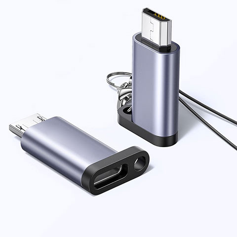 Cavo Type-C USB-C a Mocro USB-B H02 Grigio Scuro