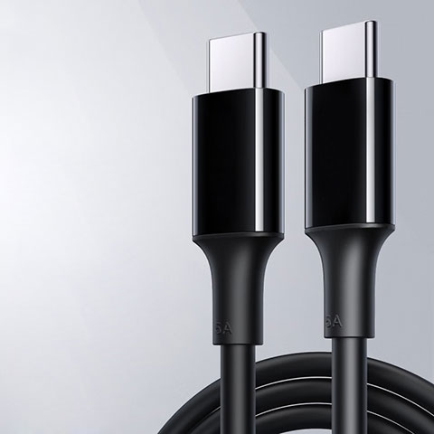 Cavo Type-C USB-C a Type-C USB-C 100W H04 per Apple iPad Pro 12.9 (2022) Nero