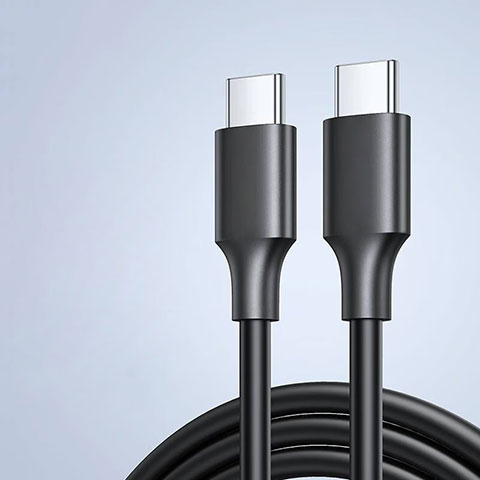 Cavo Type-C USB-C a Type-C USB-C 60W H04 Nero