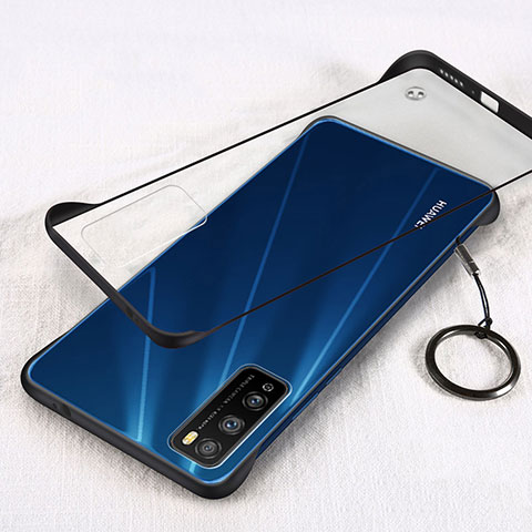 Cover Crystal Trasparente Rigida Cover H01 per Huawei Enjoy 20 Pro 5G Nero