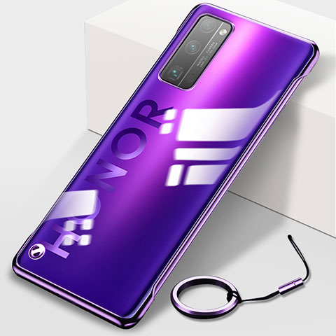 Cover Crystal Trasparente Rigida Cover H01 per Huawei Honor 30 Pro Viola