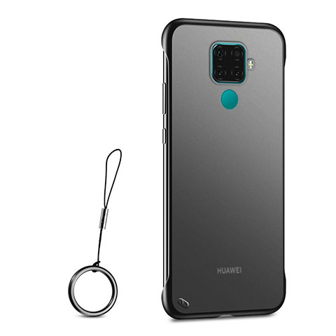 Cover Crystal Trasparente Rigida Cover H01 per Huawei Mate 30 Lite Nero