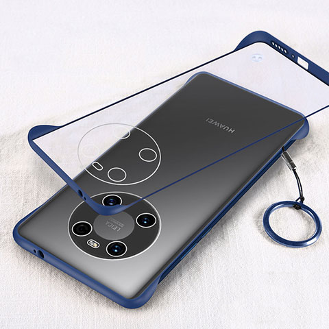 Cover Crystal Trasparente Rigida Cover H01 per Huawei Mate 40 Blu