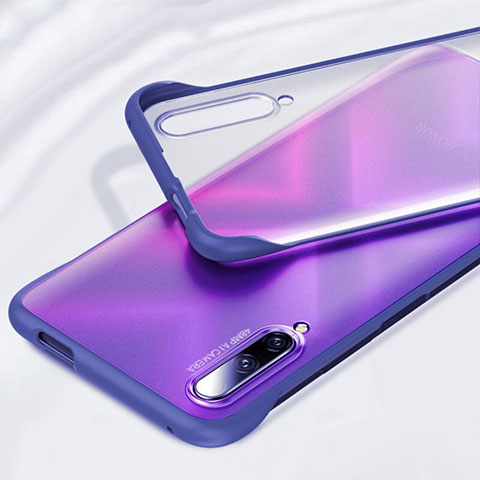 Cover Crystal Trasparente Rigida Cover H01 per Huawei Y9s Blu