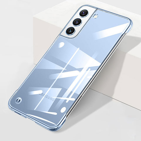 Cover Crystal Trasparente Rigida Cover H01 per Samsung Galaxy S21 Plus 5G Blu