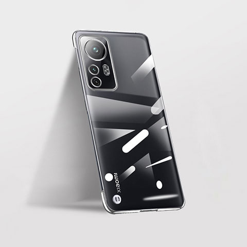 Cover Crystal Trasparente Rigida Cover H01 per Xiaomi Mi 12 5G Argento