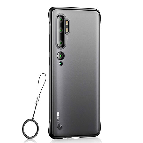 Cover Crystal Trasparente Rigida Cover H01 per Xiaomi Mi Note 10 Pro Nero