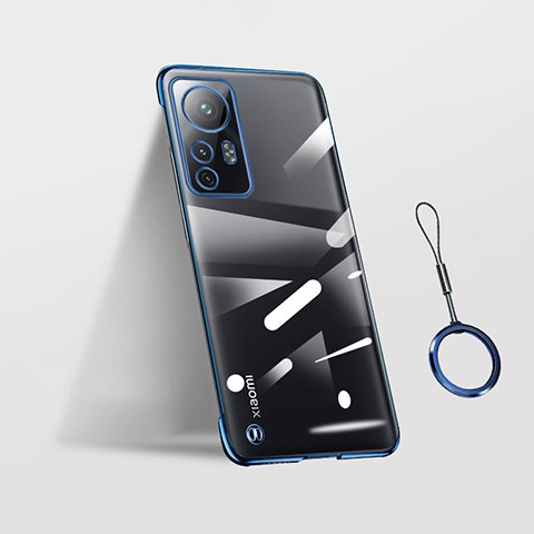 Cover Crystal Trasparente Rigida Cover H02 per Xiaomi Mi 12S Pro 5G Blu