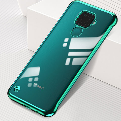 Cover Crystal Trasparente Rigida Cover H03 per Huawei Mate 30 Lite Verde