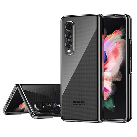 Cover Crystal Trasparente Rigida Cover H04 per Samsung Galaxy Z Fold4 5G Nero