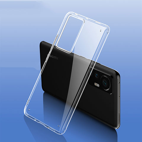 Cover Crystal Trasparente Rigida Cover H09 per Xiaomi Mi 12 Pro 5G Chiaro