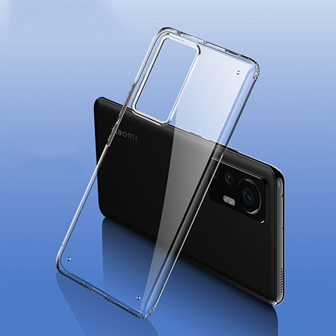 Cover Crystal Trasparente Rigida Cover H09 per Xiaomi Mi 12S Pro 5G Grigio