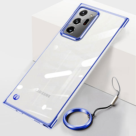 Cover Crystal Trasparente Rigida Cover JS1 per Samsung Galaxy Note 20 Ultra 5G Blu