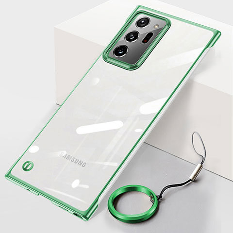 Cover Crystal Trasparente Rigida Cover JS1 per Samsung Galaxy Note 20 Ultra 5G Verde