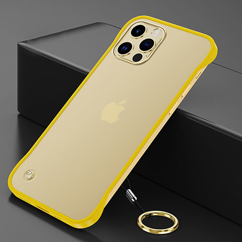 Cover Crystal Trasparente Rigida Cover N01 per Apple iPhone 12 Pro Max Giallo