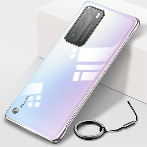 Cover Crystal Trasparente Rigida Cover N02 per Huawei P40 Argento