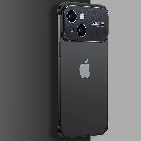 Cover Crystal Trasparente Rigida Cover QC3 per Apple iPhone 14 Plus Nero