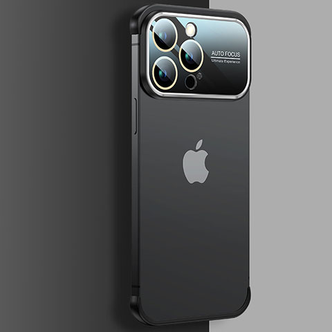 Cover Crystal Trasparente Rigida Cover QC4 per Apple iPhone 14 Pro Nero