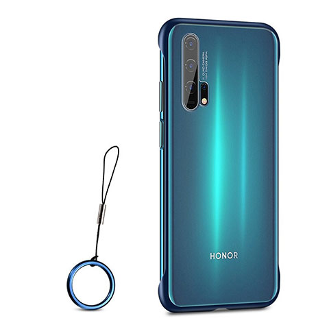 Cover Crystal Trasparente Rigida Cover S01 per Huawei Honor 20 Pro Blu