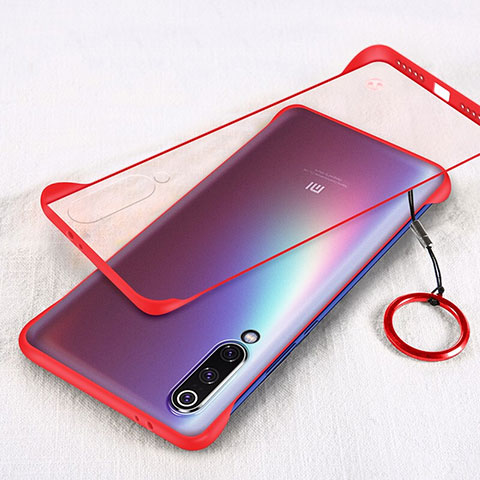 Cover Crystal Trasparente Rigida Cover S01 per Xiaomi Mi A3 Rosso