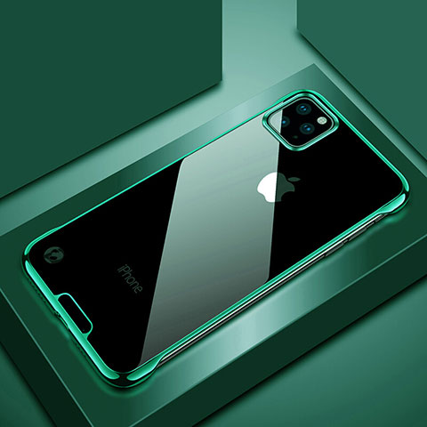 Cover Crystal Trasparente Rigida Cover S02 per Apple iPhone 11 Pro Max Verde